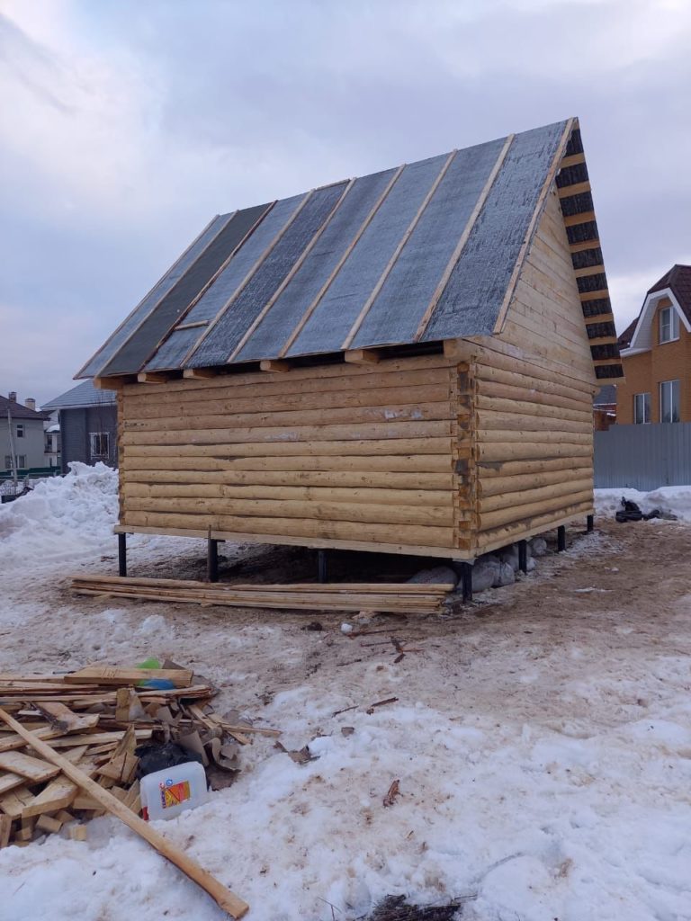 Небольшой дачный домик 3х3 метра на сваях. Проект для Смоленской области — летняя дача